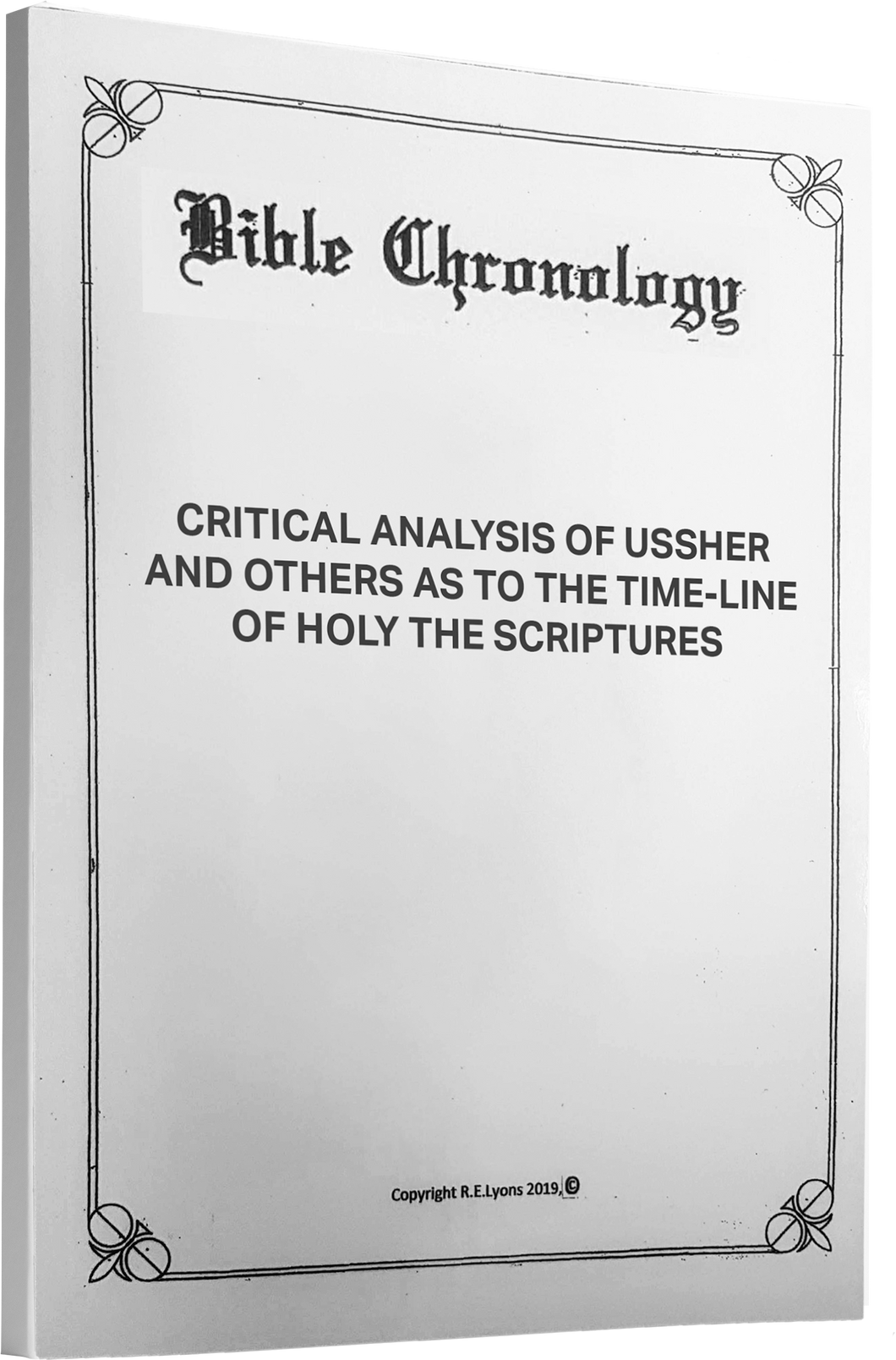 Critical Analysis of Ussher and Others